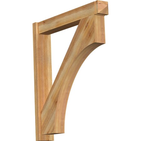 Ekena Millwork Westlake Arts & Crafts Rough Sawn Outlooker, Western Red Cedar, 6"W x 36"D x 40"H OUT06X36X40WTL03RWR